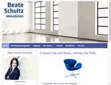 Tablet Screenshot of beate-schultz-immobilien.de